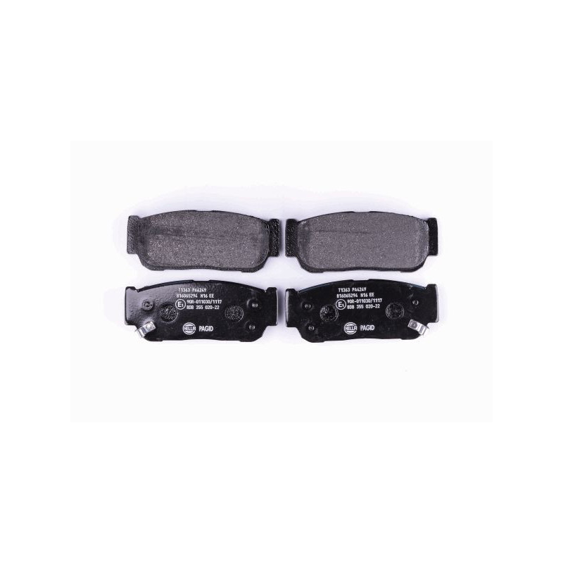 HELLA 8DB 355 020-221 Pastiglie freno Posteriore per