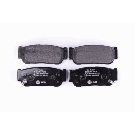 HELLA 8DB 355 020-221 Klocki hamulcowe Tył dla