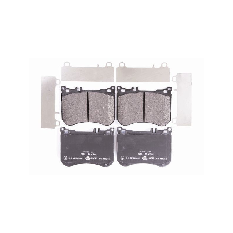 HELLA 8DB 355 021-211 Plaquettes de frein Avant pour