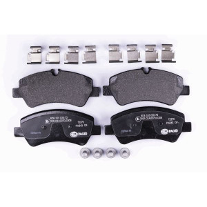 HELLA 8DB 355 020-721 Brzdové platničky Zadné pre