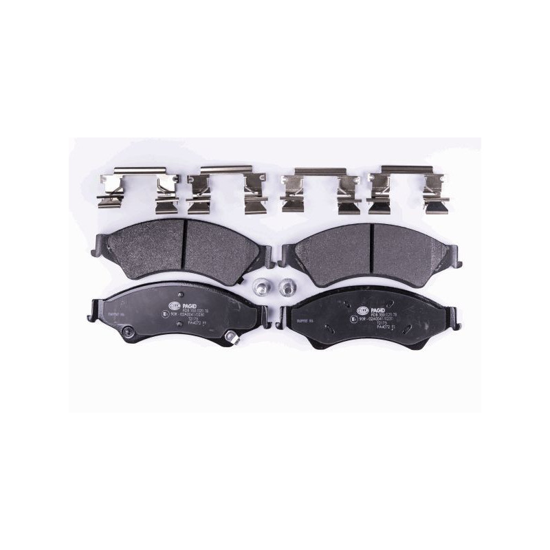 HELLA 8DB 355 020-781 Brake Pad Set Front for