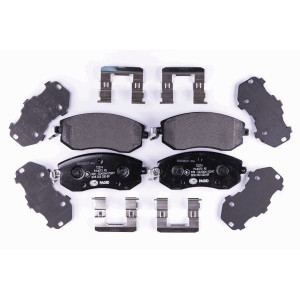 HELLA 8DB 355 020-891 Brzdové platničky Predné pre