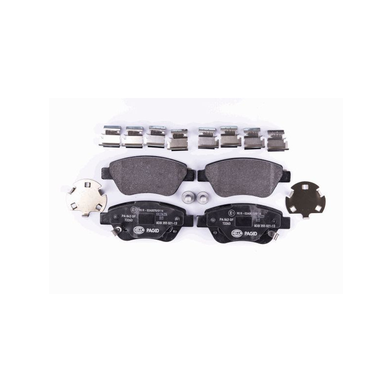 HELLA 8DB 355 021-131 Brzdové destičky Přední pro