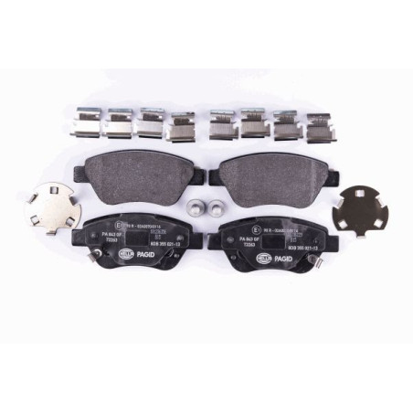 HELLA 8DB 355 021-131 Klocki hamulcowe Przód dla