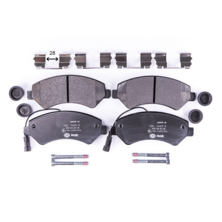 HELLA 8DB 355 021-281 Klocki hamulcowe Przód dla