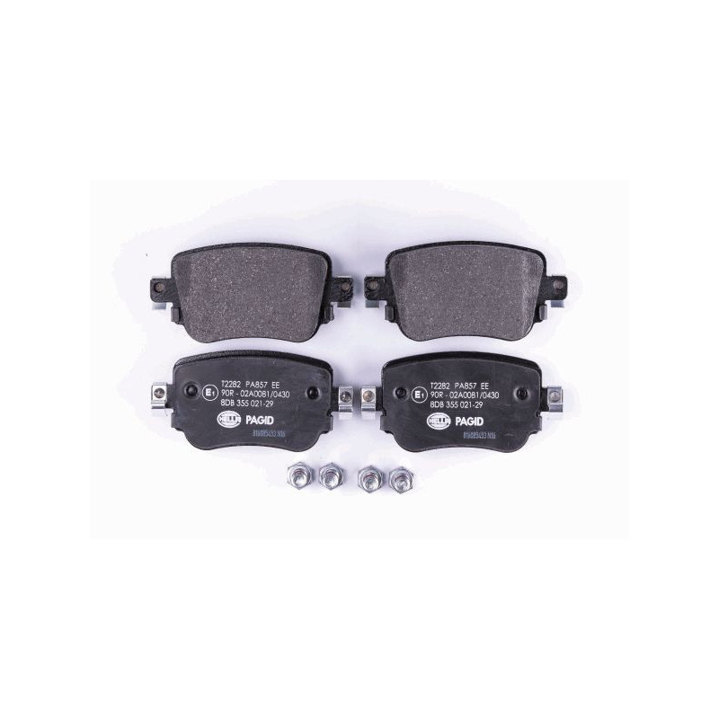 HELLA 8DB 355 021-291 Plaquettes de frein Arrière pour