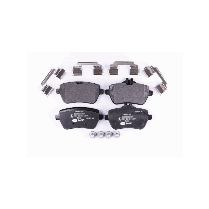 HELLA 8DB 355 021-511 Brake Pads Set Rear for