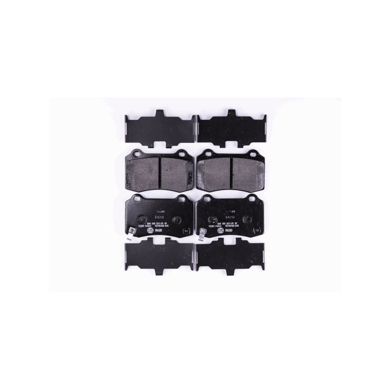 HELLA 8DB 355 021-251 Brake Pads Set Rear for
