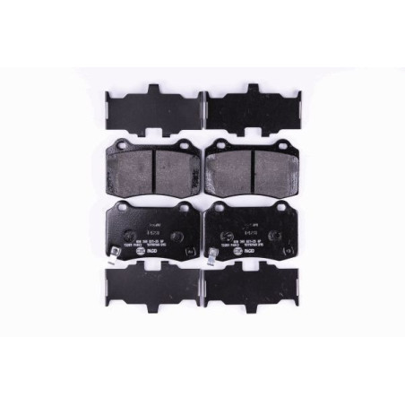HELLA 8DB 355 021-251 Brzdové platničky Zadné pre