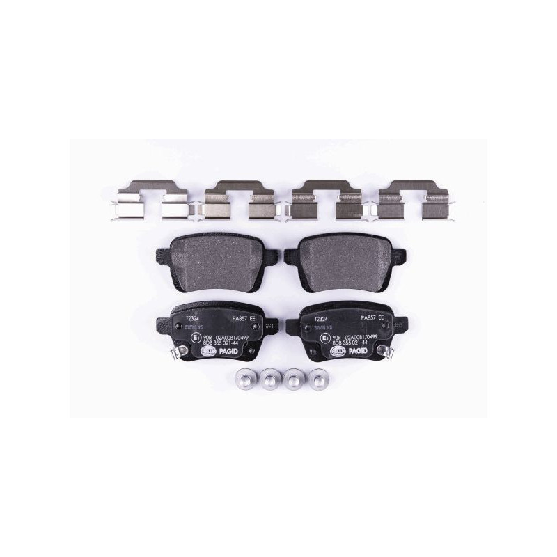 HELLA 8DB 355 021-441 Bremsbeläge Hinten für