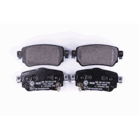 HELLA 8DB 355 021-491 Klocki hamulcowe Tył dla