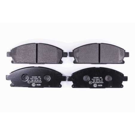 HELLA 8DB 355 021-651 Pastillas de freno Delantero para