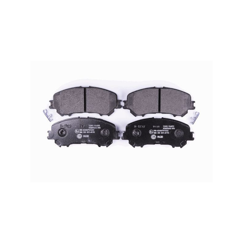 HELLA 8DB 355 021-691 Pastillas de freno Delantero para