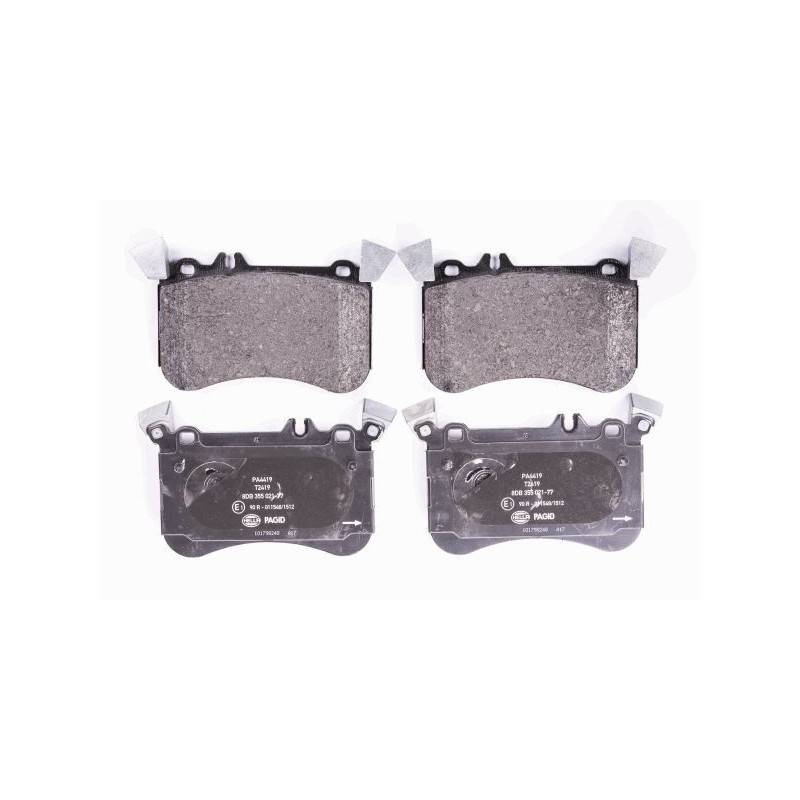 HELLA 8DB 355 021-771 Klocki hamulcowe Przód dla