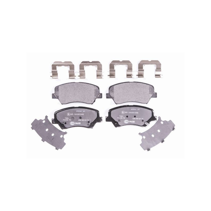 HELLA 8DB 355 021-781 Bremsbeläge Vorne für