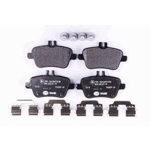 HELLA 8DB 355 021-791 Brzdové platničky Zadné pre