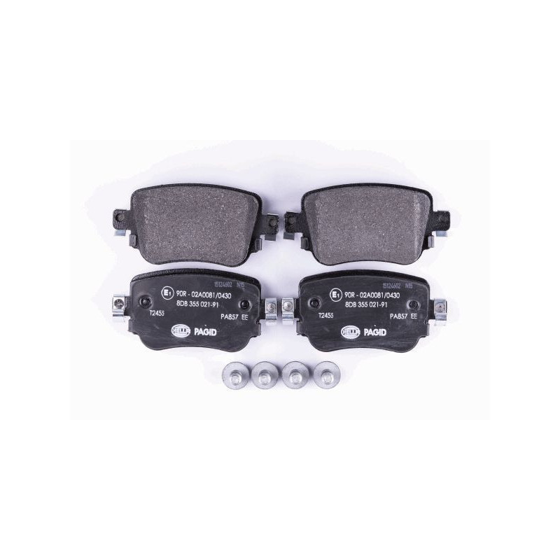 HELLA 8DB 355 021-911 Klocki hamulcowe Tył dla