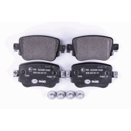 HELLA 8DB 355 021-911 Klocki hamulcowe Tył dla