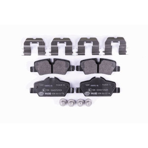 HELLA 8DB 355 021-481 Brzdové platničky Zadné pre