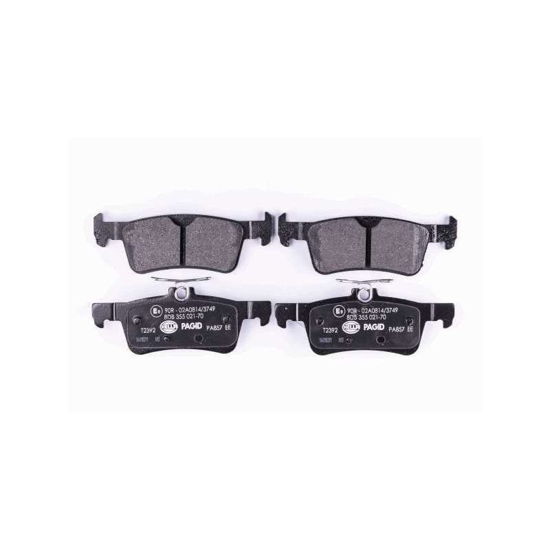 HELLA 8DB 355 021-701 Klocki hamulcowe Tył dla