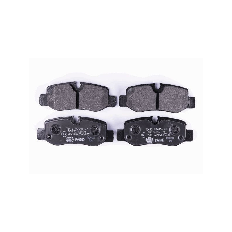 HELLA 8DB 355 021-761 Klocki hamulcowe Tył dla