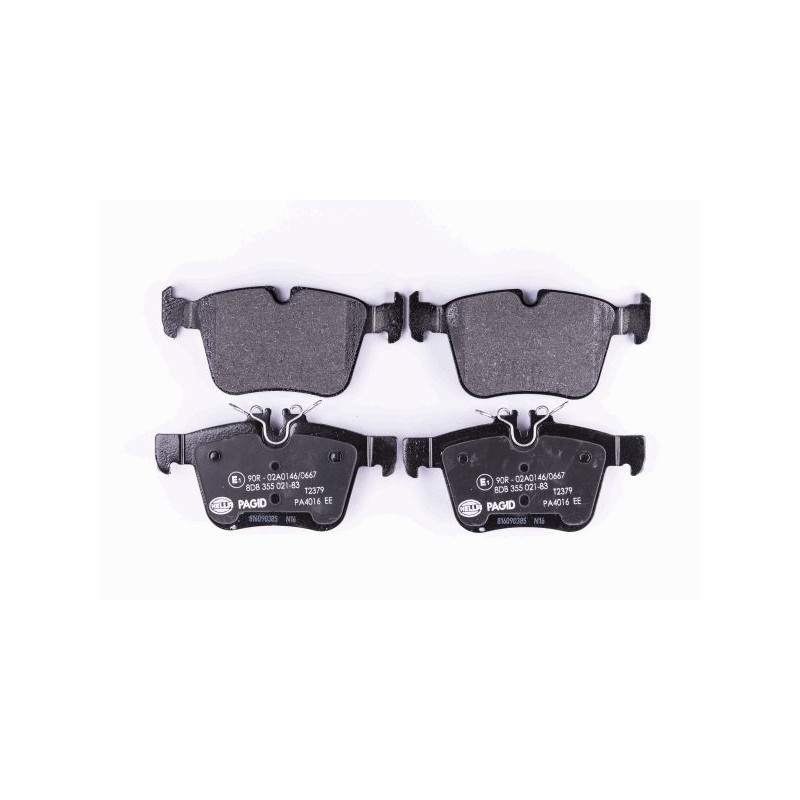 HELLA 8DB 355 021-831 Klocki hamulcowe Tył dla