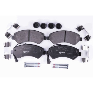 HELLA 8DB 355 023-011 Brzdové platničky Predné pre