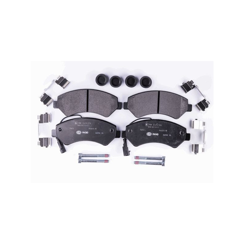 HELLA 8DB 355 023-011 Brake Pad Set Front for