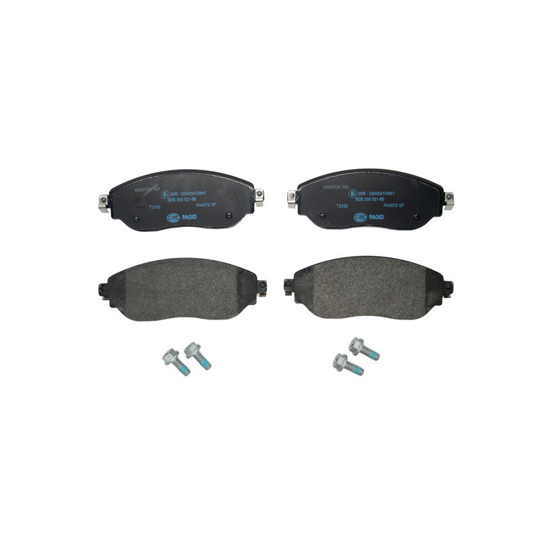 HELLA 8DB 355 021-891 Brake Pads Set Front for