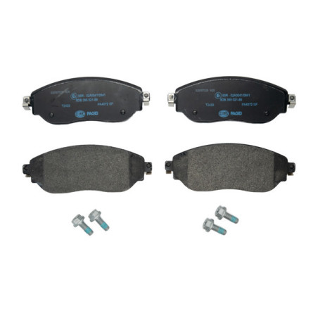 HELLA 8DB 355 021-891 Klocki hamulcowe Przód dla