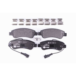 HELLA 8DB 355 021-901 Brzdové platničky Zadné pre