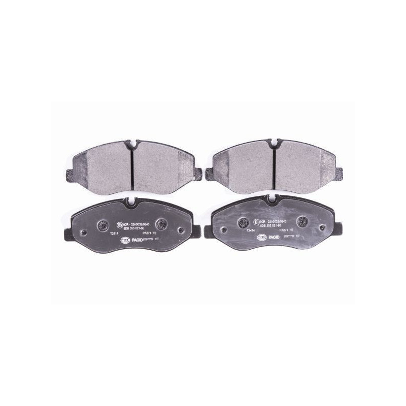 HELLA 8DB 355 021-961 Brzdové destičky Přední pro