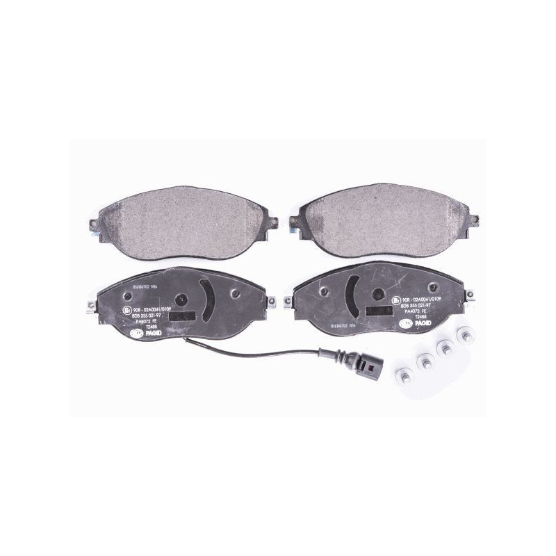 HELLA 8DB 355 021-971 Klocki hamulcowe