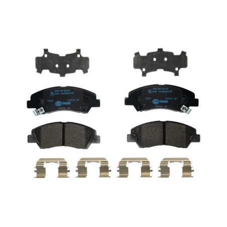HELLA 8DB 355 023-001 Brzdové destičky Přední pro