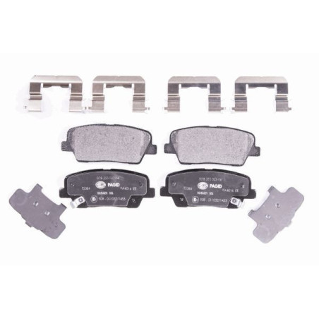 HELLA 8DB 355 023-041 Bremsbeläge Hinten für