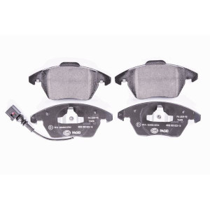 HELLA 8DB 355 023-161 Pastillas de freno Delantero para