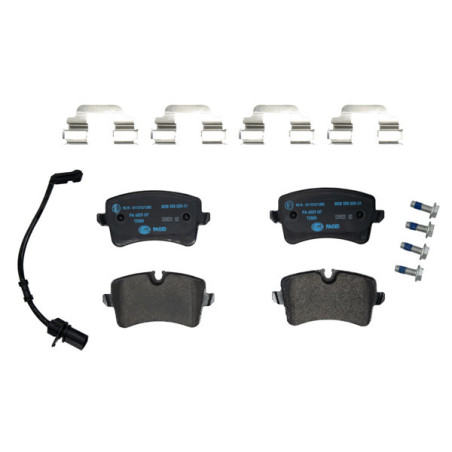 HELLA 8DB 355 025-311 Pastillas de freno Trasero para