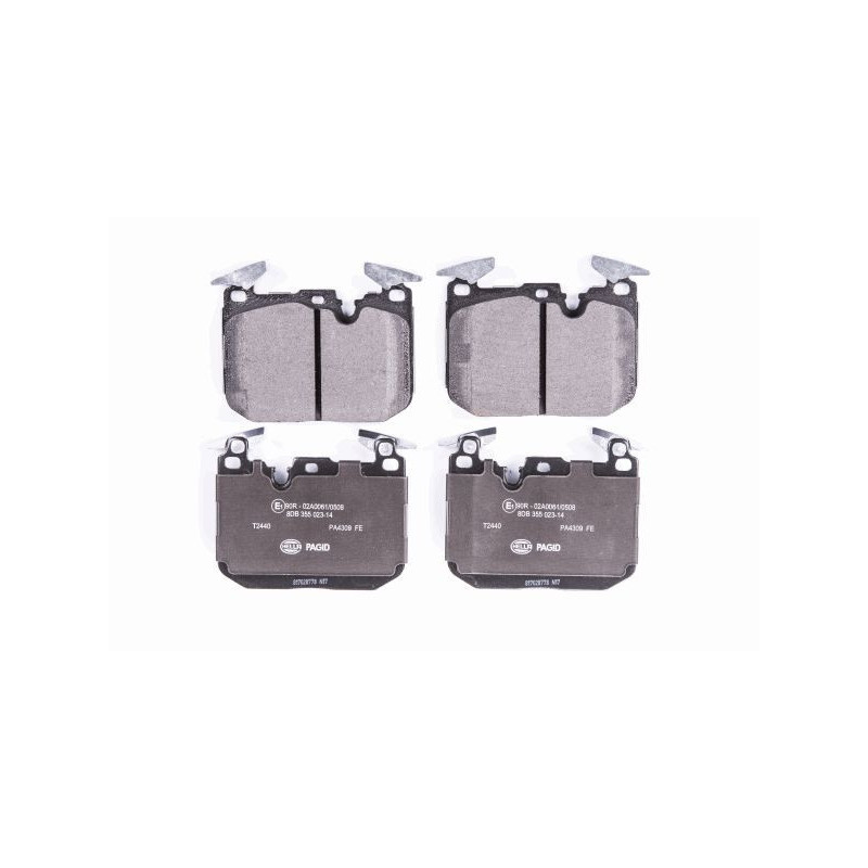 HELLA 8DB 355 023-141 Brzdové destičky Přední pro