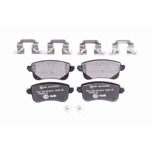 HELLA 8DB 355 023-211 Brzdové platničky Zadné pre