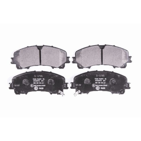 HELLA 8DB 355 024-621 Brzdové destičky Přední pro