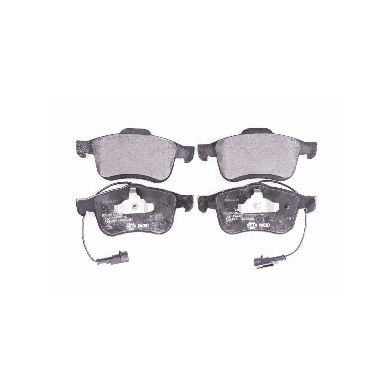HELLA 8DB 355 024-691 Brake Pads Set Front for