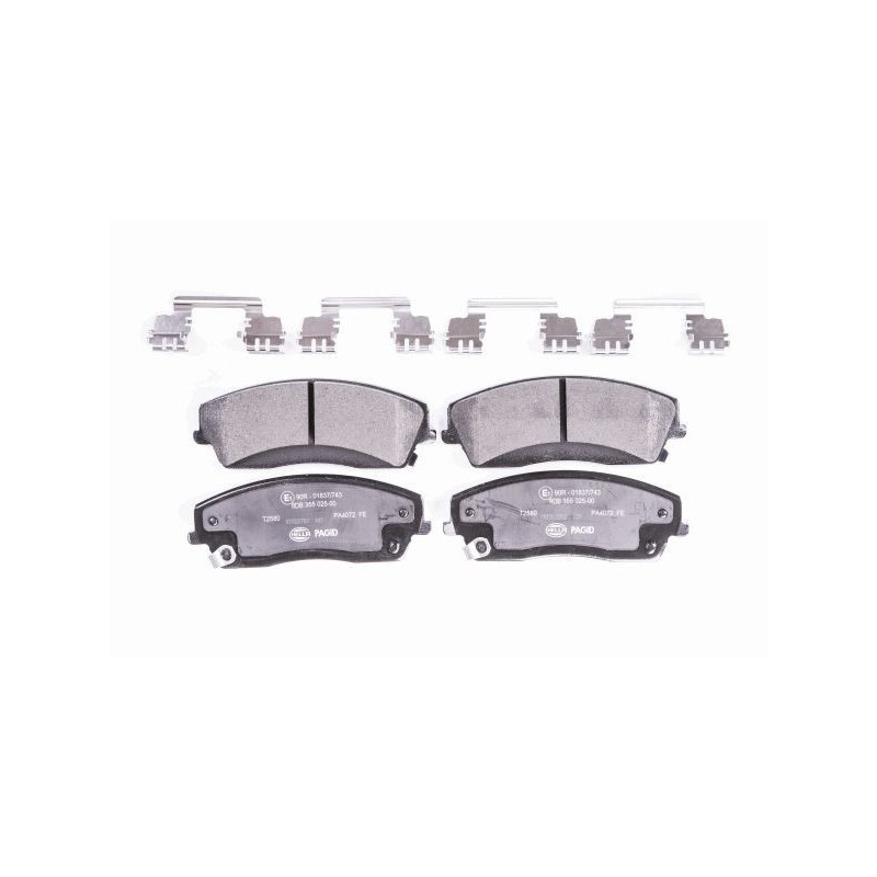 HELLA 8DB 355 025-001 Pastiglie freno Anteriore per