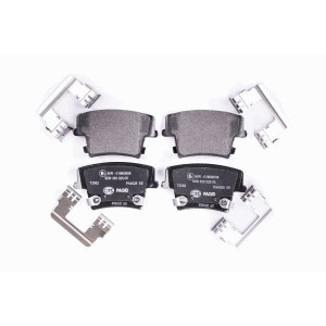 HELLA 8DB 355 025-051 Pastillas de freno Trasero para