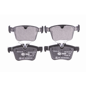 HELLA 8DB 355 023-361 Brzdové platničky Zadné pre