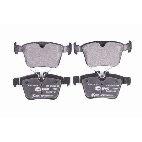 HELLA 8DB 355 023-361 Bremsbeläge Hinten für