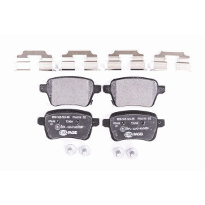 HELLA 8DB 355 024-651 Brzdové platničky Zadné pre