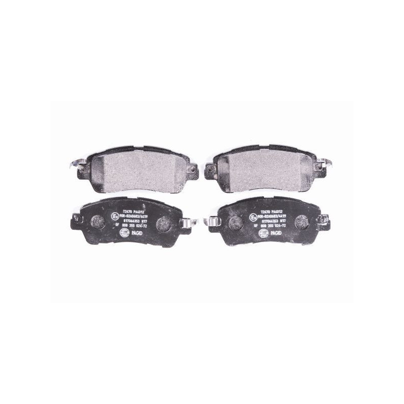 HELLA 8DB 355 024-721 Klocki hamulcowe Przód dla
