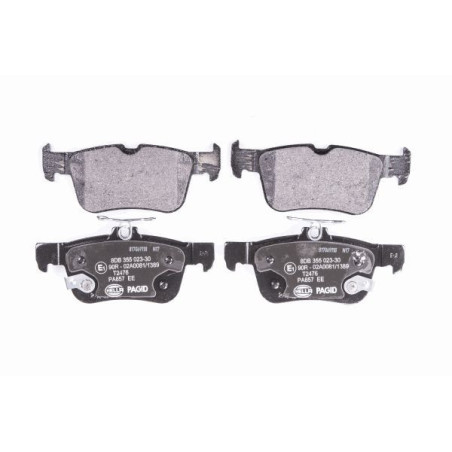 HELLA 8DB 355 023-301 Brake Pads Set Rear for
