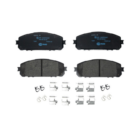 HELLA 8DB 355 023-391 Plaquettes de frein Avant pour