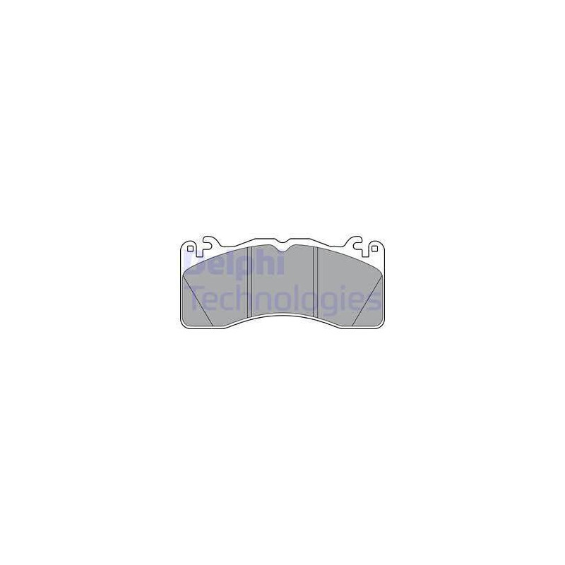 Anteriore Pastiglie Freno per Ford Mustang USA VI S550 (2014-presente) DELPHI LP3377
